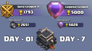 Easiest Way To Push ( TOWNHALL 9 )  Legend League with Live Proof