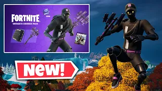 New SID OBSIDIAN Skin Gameplay in Fortnite! (Untask'd Courier Pack)