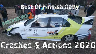 Best Of Finnish Rally Crashes & Actions 2020
