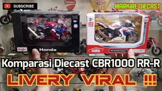 CBR 1000 RR-R 1:12 Komparasi Maisto & Makeda