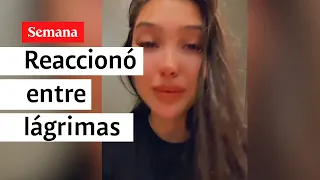 Aida Victoria Merlano reaccionó a condena en su contra, envuelta en lágrimas | Videos Semana