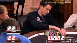 One of the Best plays by Tom Dwan Durrrr, Bluff against Phil Ivey