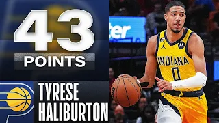 Tyrese Haliburton Drops New Career-High 43 PTS - 10 Made 3s🔥 | December 23, 2022