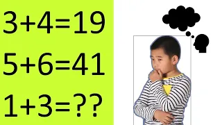 3+4=19, 5+6=41, 1+3=?? ||Solve this Question || if you are genius || Apna Mobile Apna Knowledge