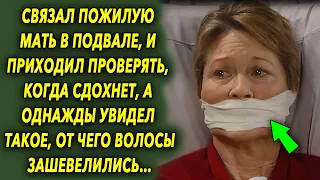 Однажды парень спустившись в подвал увидел шокирующую картину, от чего волосы зашевелились…