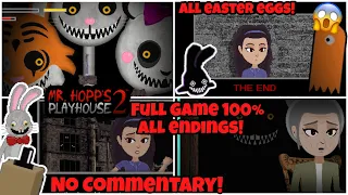 Mr.Hopps Playhouse 2 Full Game 100% No Commentary All Endings All Easter Eggs No Music!!!