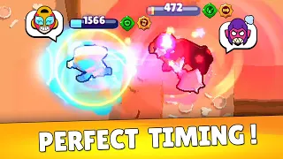 0.1 seconds Perfect Timing in Brawl Stars! Funny Moments & Fails