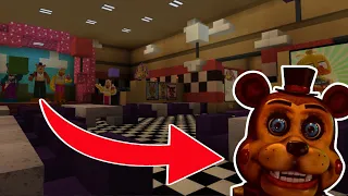 I Built My Own Custom FREDBEAR’S Family Diner Map In Minecraft Bedrock // Map Tour