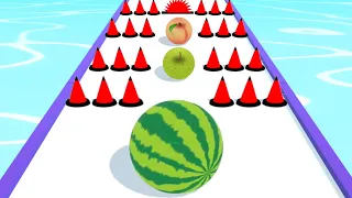 Ball Run Fruit Merge and make the 🍉 Big Watermelon Game