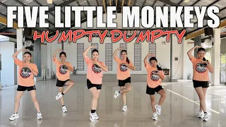 FIVE LITTLE MONKEYS (Humpty Dumpty) DJ Danz Remix / Budots Dance Workout ft. Danza Carol Angels