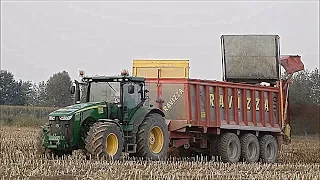 John Deere 8335R & Ravizza Triton - Gorini & Cavalli S.N.C. - Manure spreading 2017