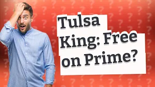 Is Tulsa King free on prime video?