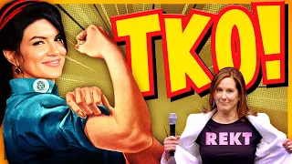 EXPOSED! Kathleen Kennedy and Male Feminist PULVERIZED By Gina Carano!