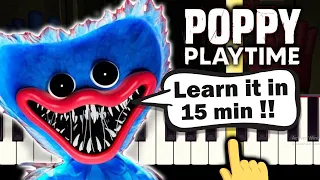 Poppy Playtime Theme - It's Playtime - EASY Piano tutorial