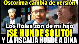 Oscorima se hunde solito y cambia de versión sobre los Rolex, ahora dice que son de su hijo