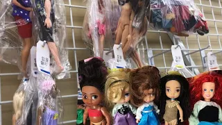 Thrift Store doll hunt vlog! Disney dolls! Animators, Fairies and Tyco Ariel!