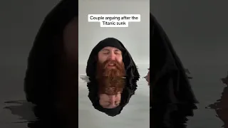 Couple arguing after the Titanic sunk #comedy #funny
