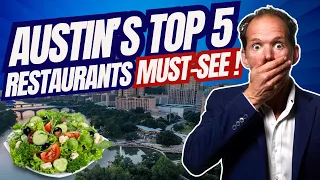 Top 5 Restaurants You MUST SEE in Austin TX w/Austin City Brothers, 5min from Downtown!