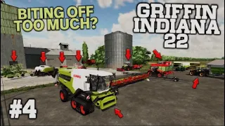 FS22 | GRIFFIN INDIANA 22 | #4 | BITING OFF TOO MUCH? | Farming Simulator 22 PS5 Let’s Play.