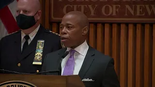 NYPD, Mayor Adams briefing on Burger King murder arrest