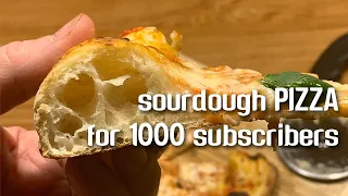 Sourdough ("open crumb") pizza recipe. For my 1000 subscribers :) | By JoyRideCoffee