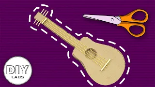 Guitar MUSIC INSTRUMENT Paper Craft | Fast-n-Easy | DIY Labs