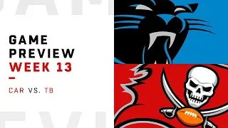 Carolina Panthers vs. Tampa Bay Buccaneers | Week 13 Game Preview | NFL Playbook