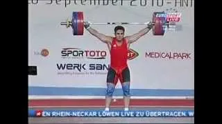 2010 World Weightlifting ,94 Kg Snatch.avi