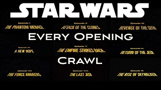 Star Wars: Every Opening Crawl Simultaneously [HD]