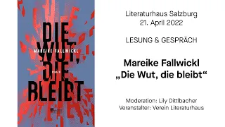 Mareike Fallwickl "Die Wut, die bleibt"