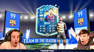 OMG I PACKED TOTS 99 MESSI WHAT!!! - FIFA 20 ULTIMATE TEAM PACK OPENING