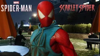 Marvel's Spider Man - Scarlet Spider Costume Free Roam Gameplay (Ben Reilly)