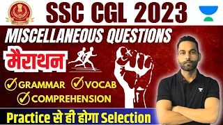 SSC CGL 2023 | English Miscellaneous Questions | मैराथन by Jai Yadav