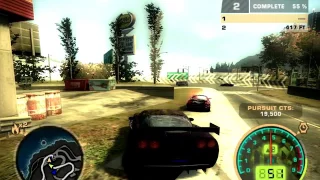 Battle of ALMS Car: Corvette C6.R vs BMW M3 GTR (Razor NFSMW Final Boss Race)