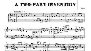 A Three Part Invention - from a counterpoint exercise based on a theme