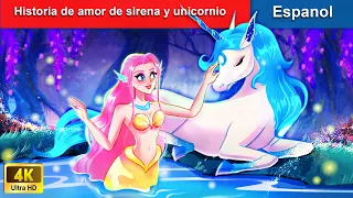 Historia de amor de sirena y unicornio 🦄 Mermaid Princess in Spanish 🌜 WOA - Spanish Fairy Tales