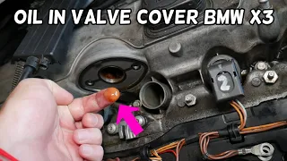 LEAKING OIL IN VALVE COVER HOLES POCKETS ON BMW X3 E83 F25