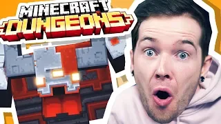 Reacting to NEW Minecraft DUNGEONS Gameplay!