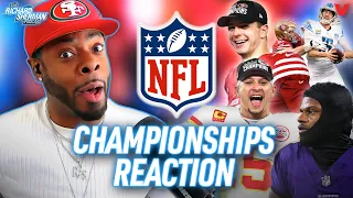 49ers-Lions & Chiefs-Ravens reaction: Purdy vs. Mahomes in Super Bowl LVIII | Richard Sherman NFL