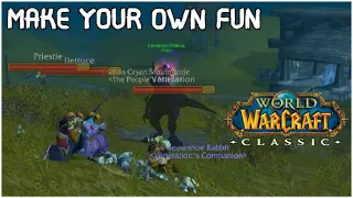 You Have to MAKE YOUR OWN FUN | WoW Classic PvP Highlights Shadow Priest