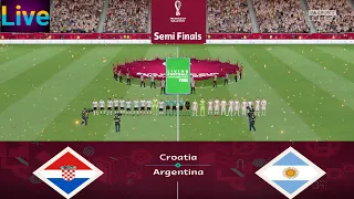 Argentina vs Croatia Live | Fifa World Cup Qatar 2022 | Fifa 23 Gameplay