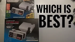 Retrogaming Club Unboxing Mini NES & Jap rip off. Which is best?