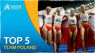 STUNNING TOP 5 performances from the Polish women's 4x400m Team