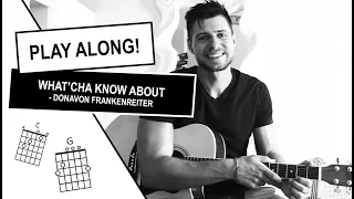 HOW TO PLAY What'cha Know About by Donavon Frankenreiter | Acoustic Guitar Tutorial