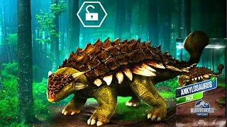 UNLOCK ANKYLOSAURUS X3 LEVEL 40 SUPER BATTLE | JURASSIC WORLD THE GAME