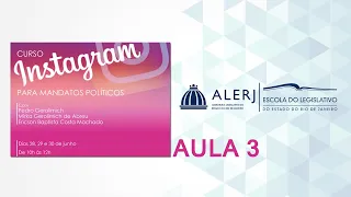 Curso "Instagram para política" - aula 3/3