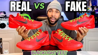 REAL vs FAKE KOBE Proto 6  REVERSE GRINCH! WATCH BEFORE YOU BUY!  Nearly IDENTICAL 🤯