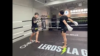 Lerdsila Muay Thai technique- Fake teep