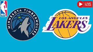 MINNESOTA TIMBERWOLVES VS LOS ANGELES LAKERS LIVE  / NBA LIVESTREAMING /