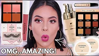 NEW DRUGSTORE MAKEUP TESTED: FIRST IMPRESSIONS + FULL DAY WEAR TEST! | JuicyJas